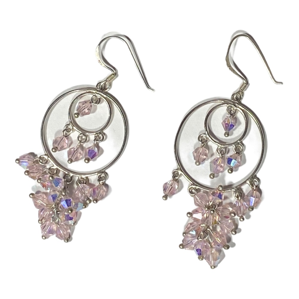 Sterling Silver Drop Earrings - Chandelier Earrings